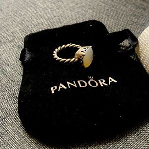Pandora Retired Mother of Pearl ring